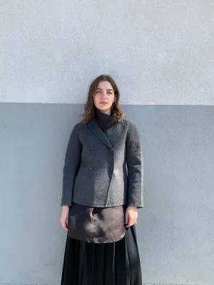 Michael Kors fleeced wool blazer