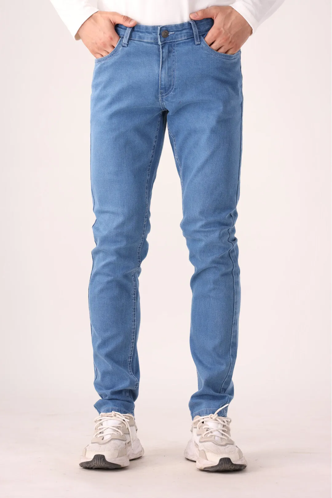 Mid Blue Slim Fit Jean