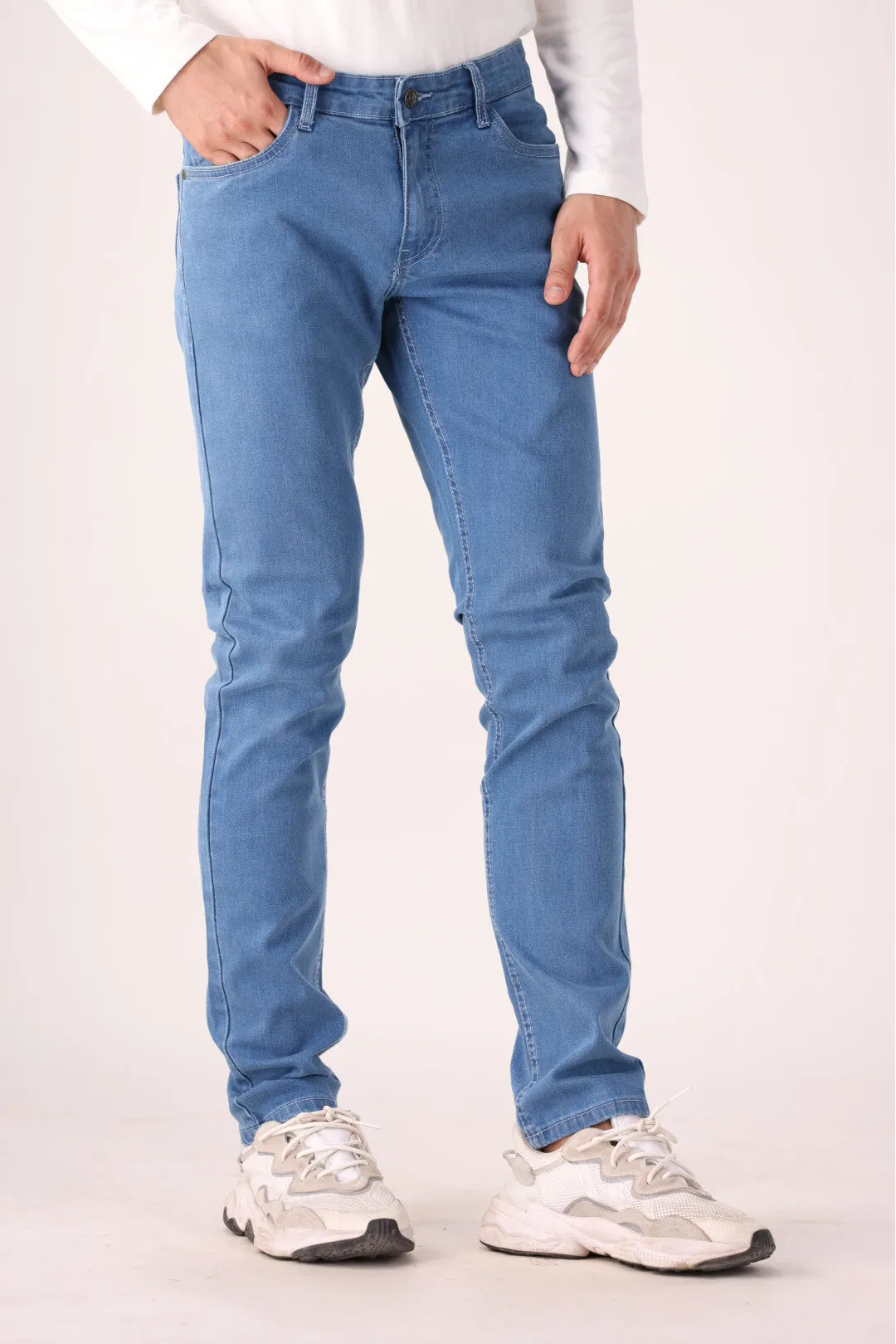 Mid Blue Slim Fit Jean