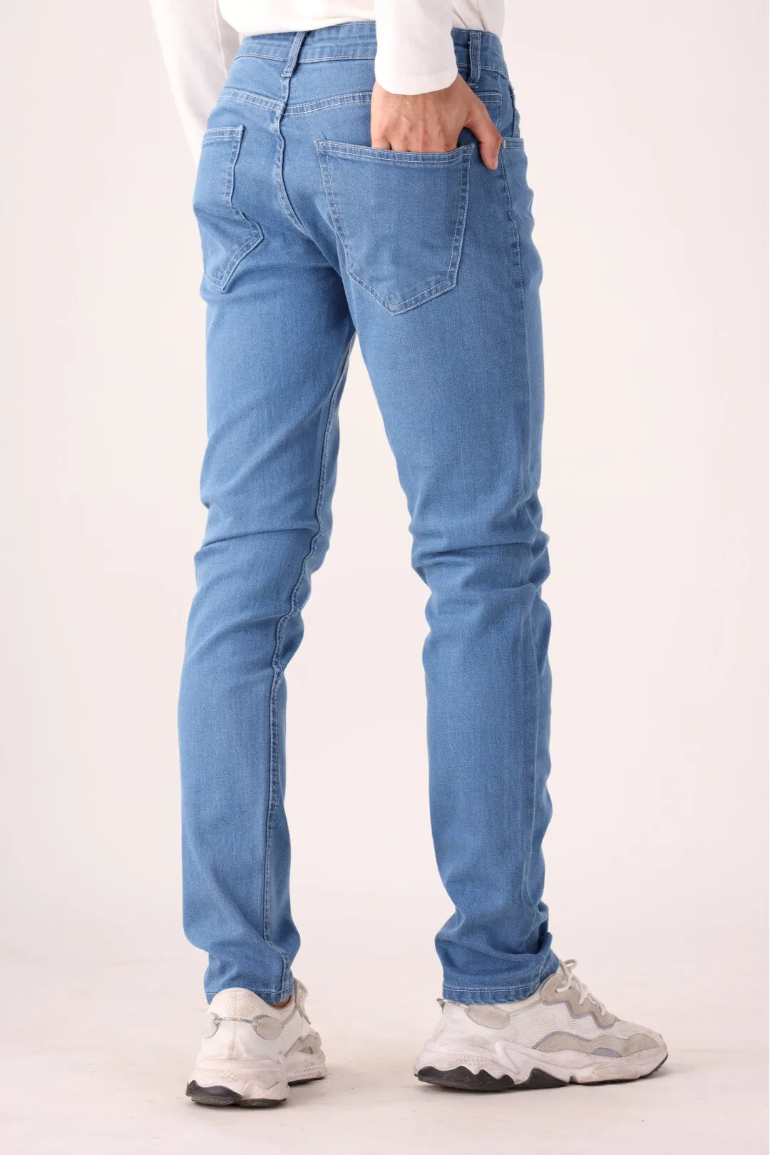 Mid Blue Slim Fit Jean