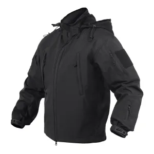 MilSpec Concealed Carry Soft Shell Jacket Midnight Black