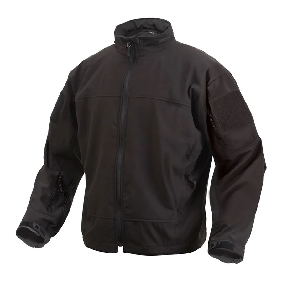 MilSpec Covert Ops Lightweight Soft Shell Jacket Black