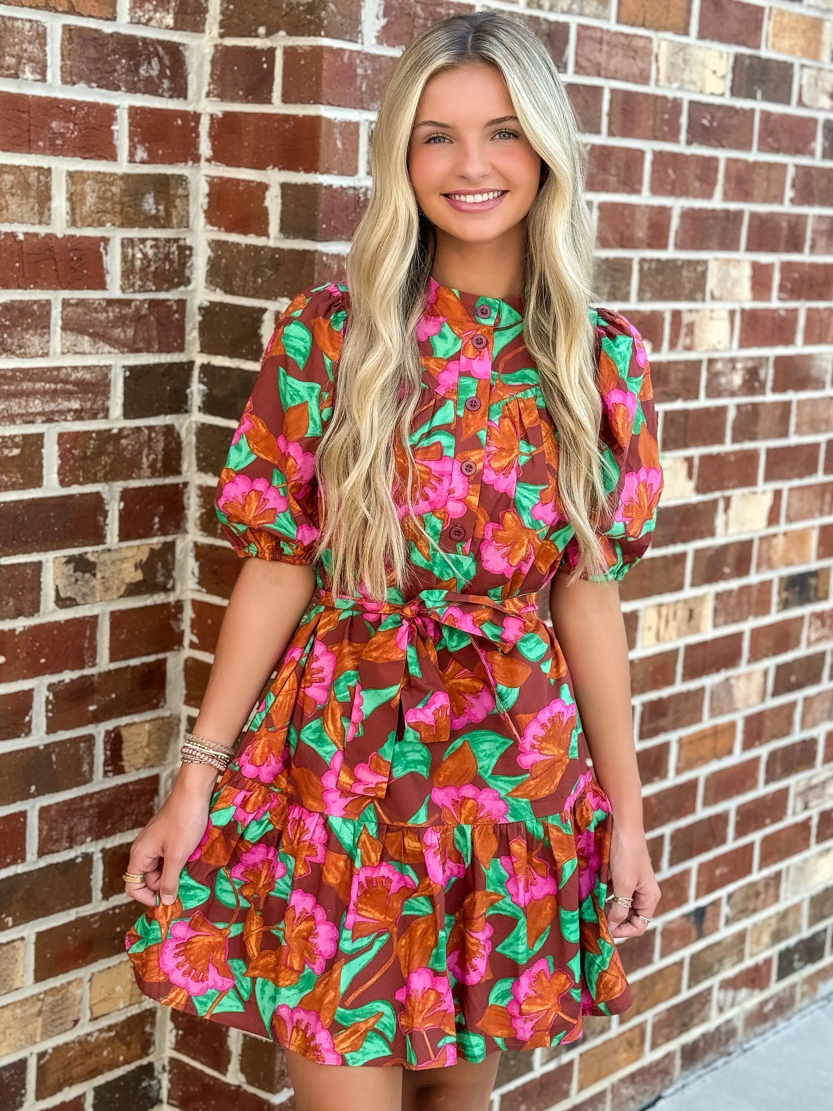 Mini Dress (Rustic Floral)