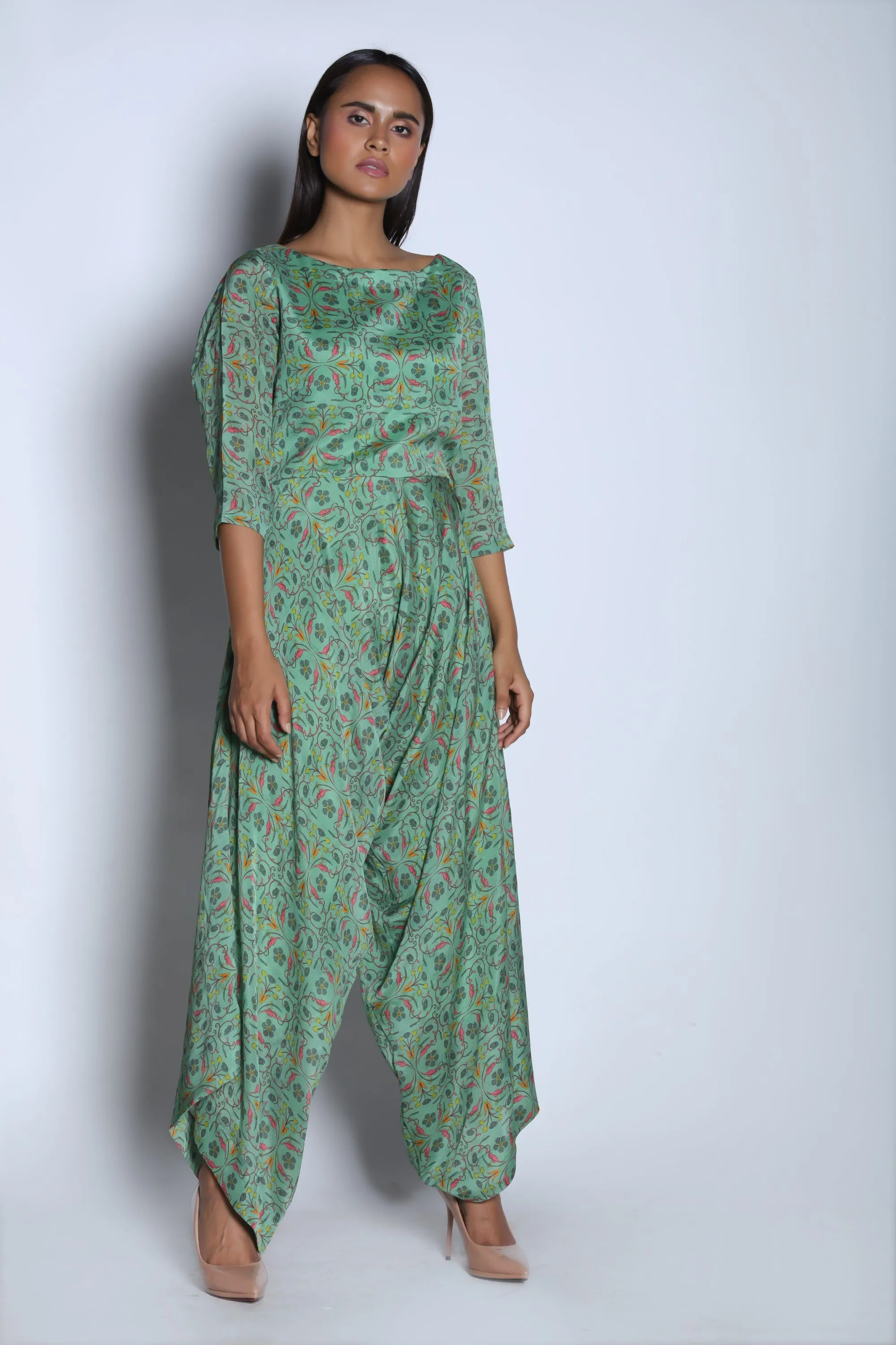 Mint Green Afghani Jumpsuit