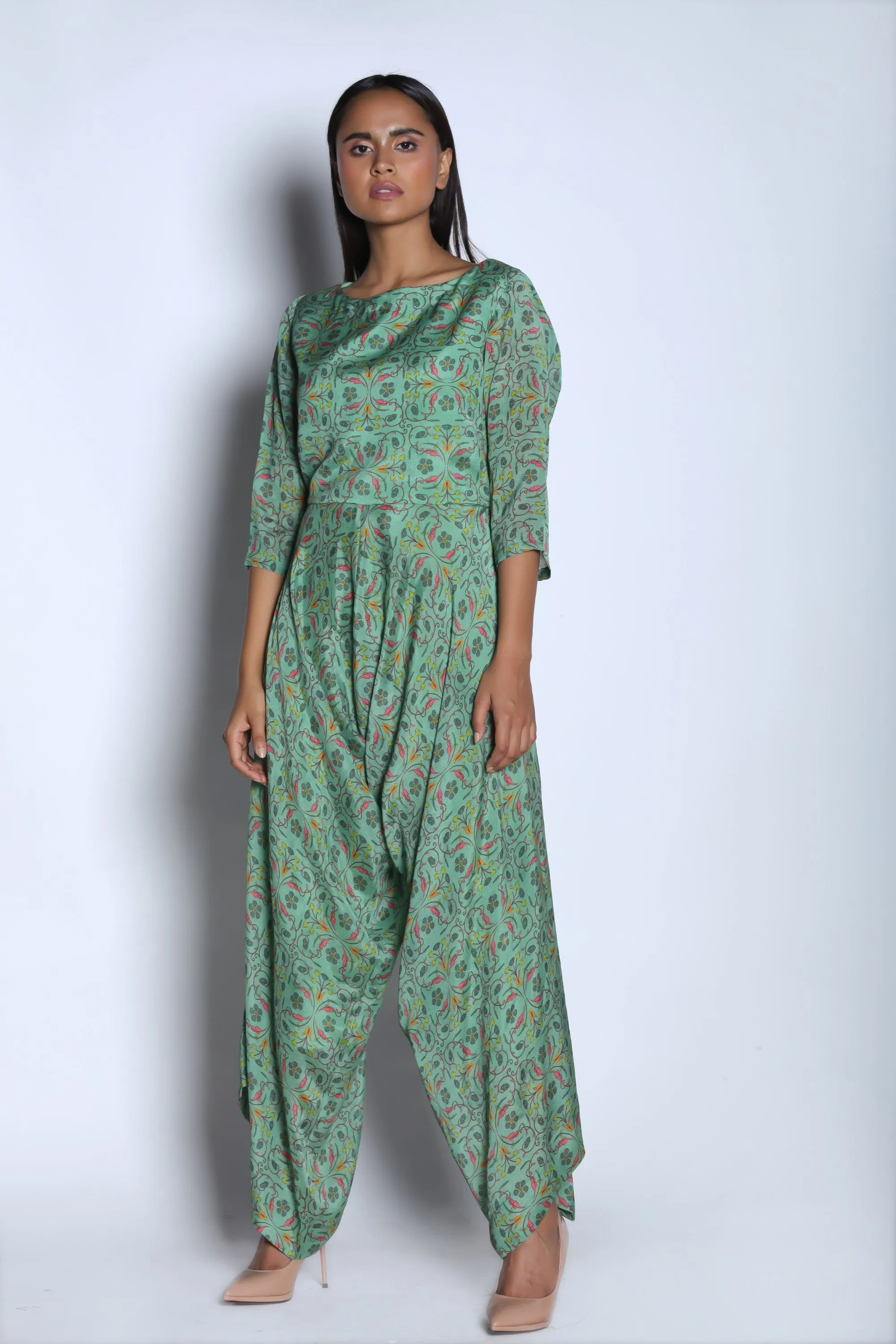 Mint Green Afghani Jumpsuit