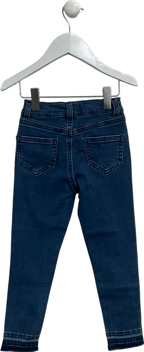 Mintie by Mint Velvet Blue Star Embroidered Skinny Jeans 3 Years