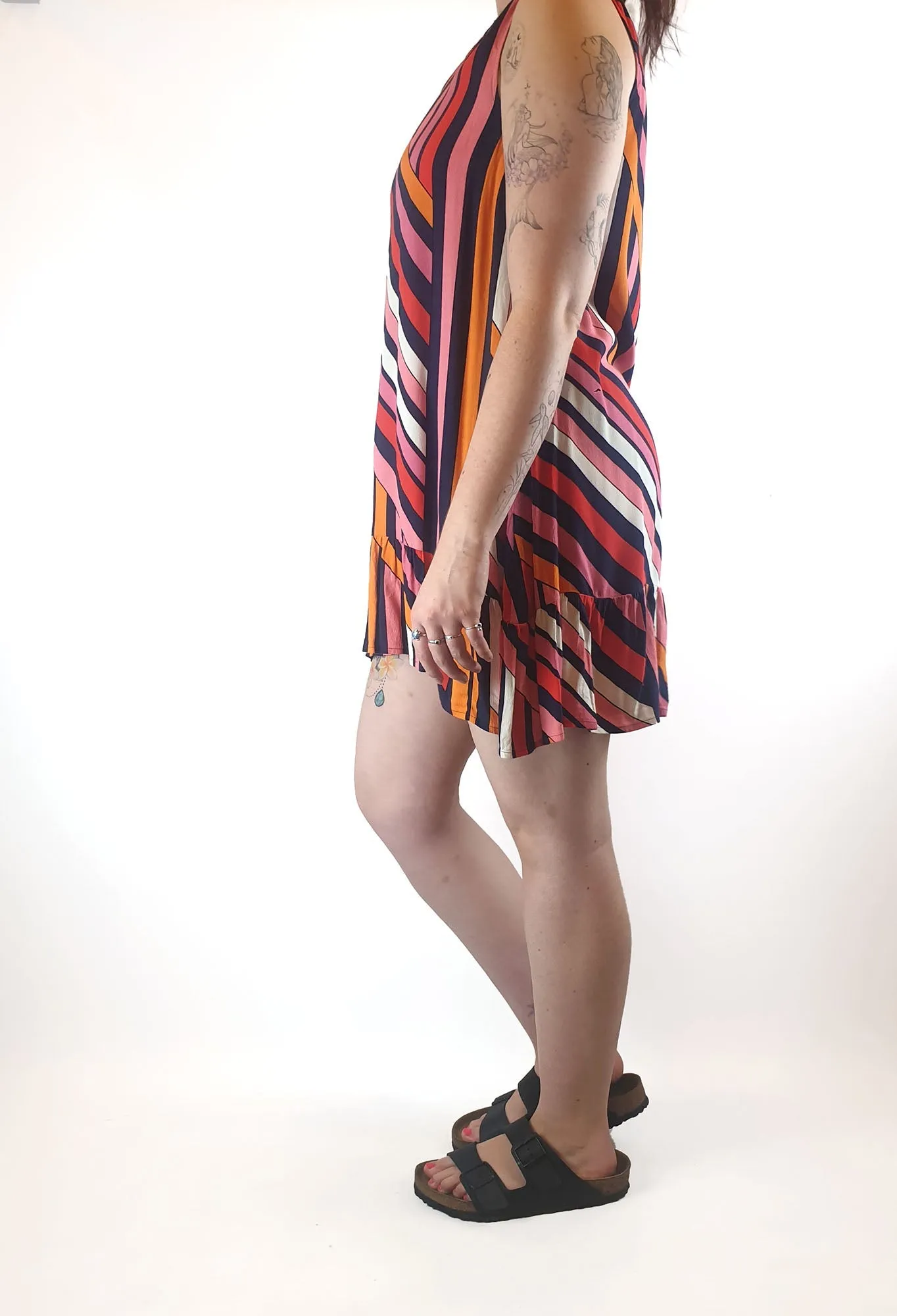 Mister Zimi colourful sleeveless dress size 12