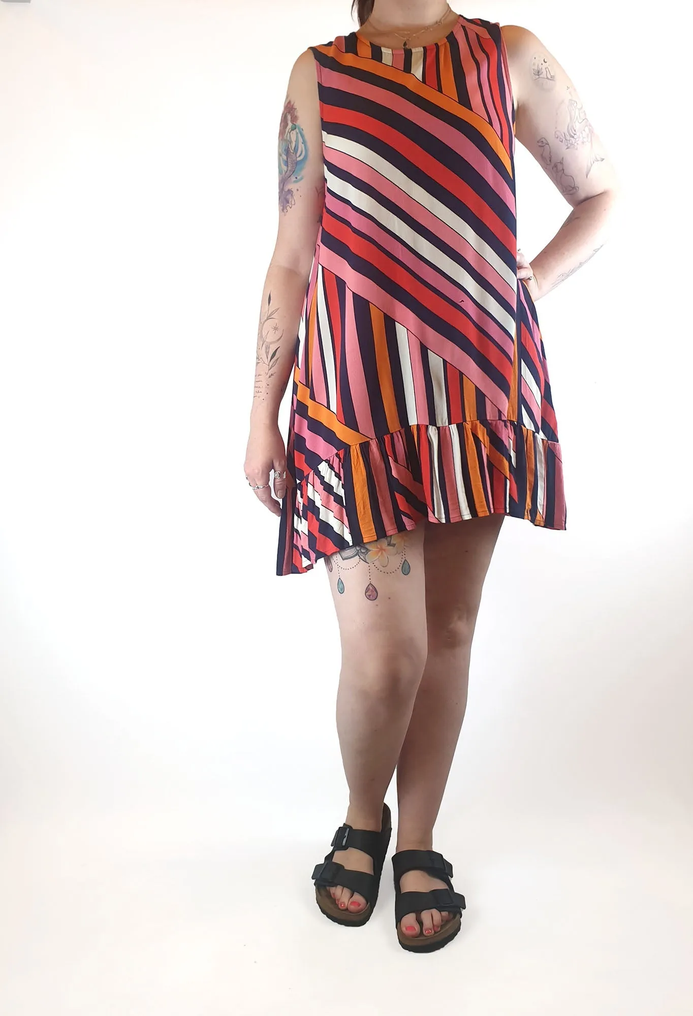 Mister Zimi colourful sleeveless dress size 12