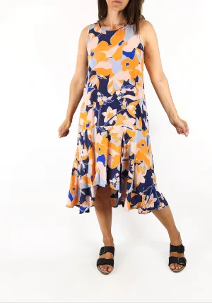 Mister Zimi floral silk dress size 8