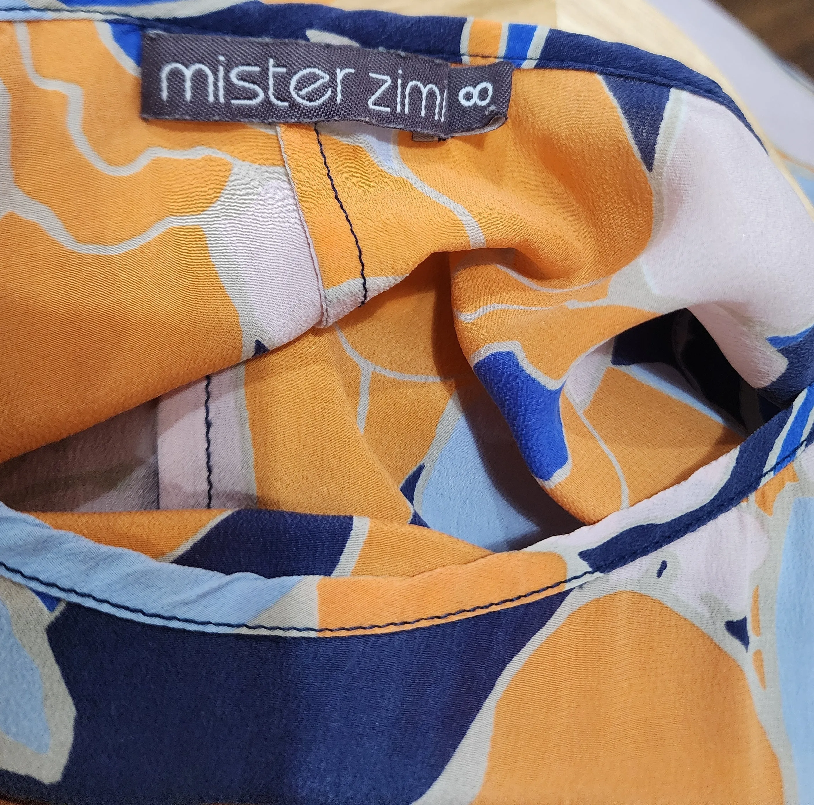 Mister Zimi floral silk dress size 8