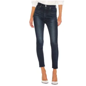 Moussy Vintage Crawford Rebirth Skinny Jeans High Rise | Dark Blue Wash Size 24
