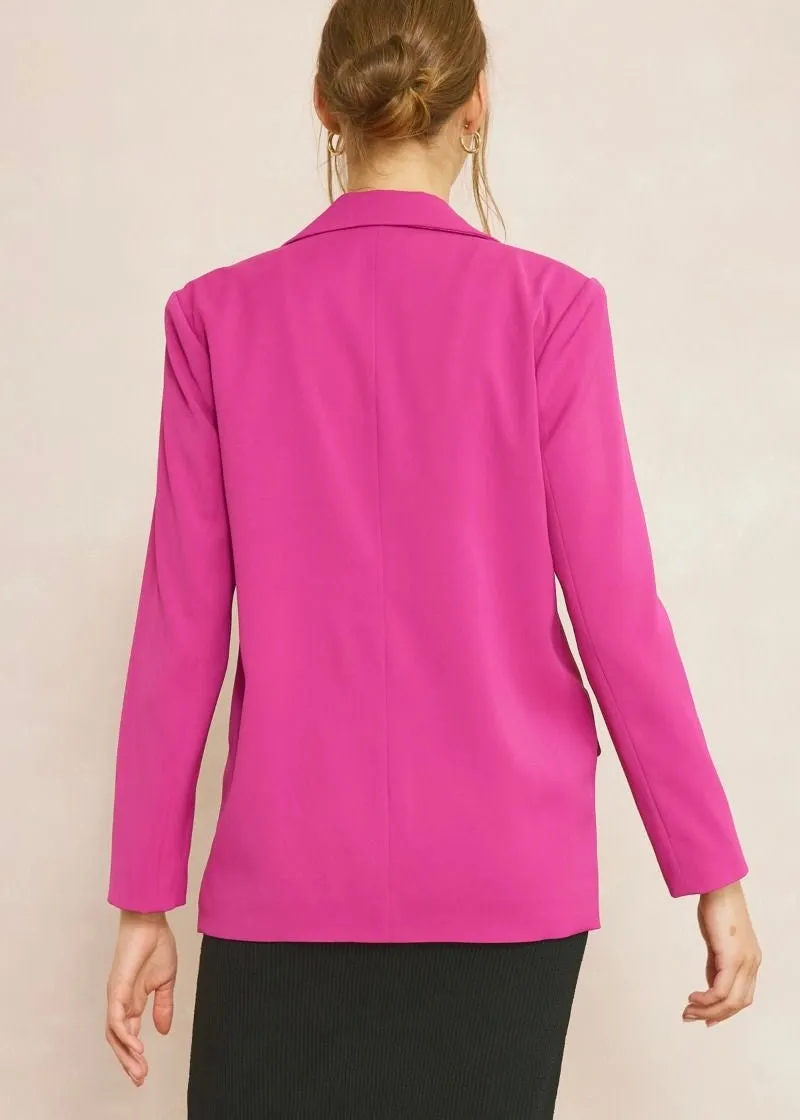 My Good Side Pink Blazer