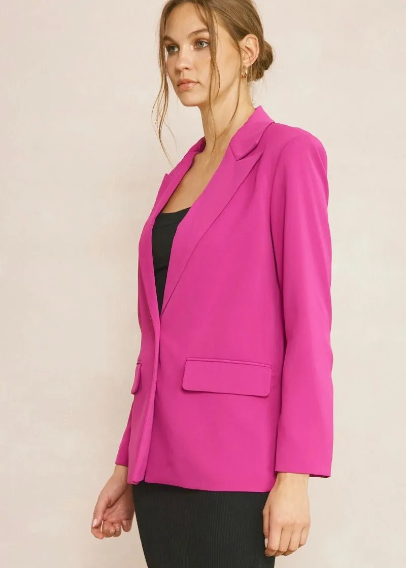 My Good Side Pink Blazer