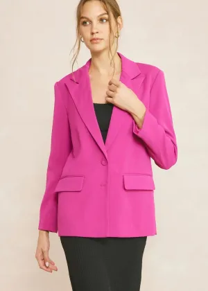 My Good Side Pink Blazer