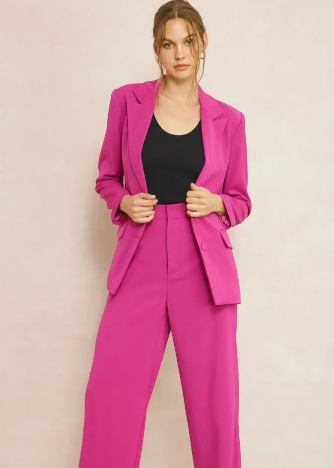 My Good Side Pink Blazer