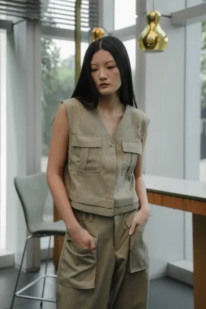 NAMI VEST IN EUCALYPTUS