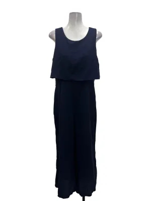 Navy Blue Sleeveless Jumpsuit