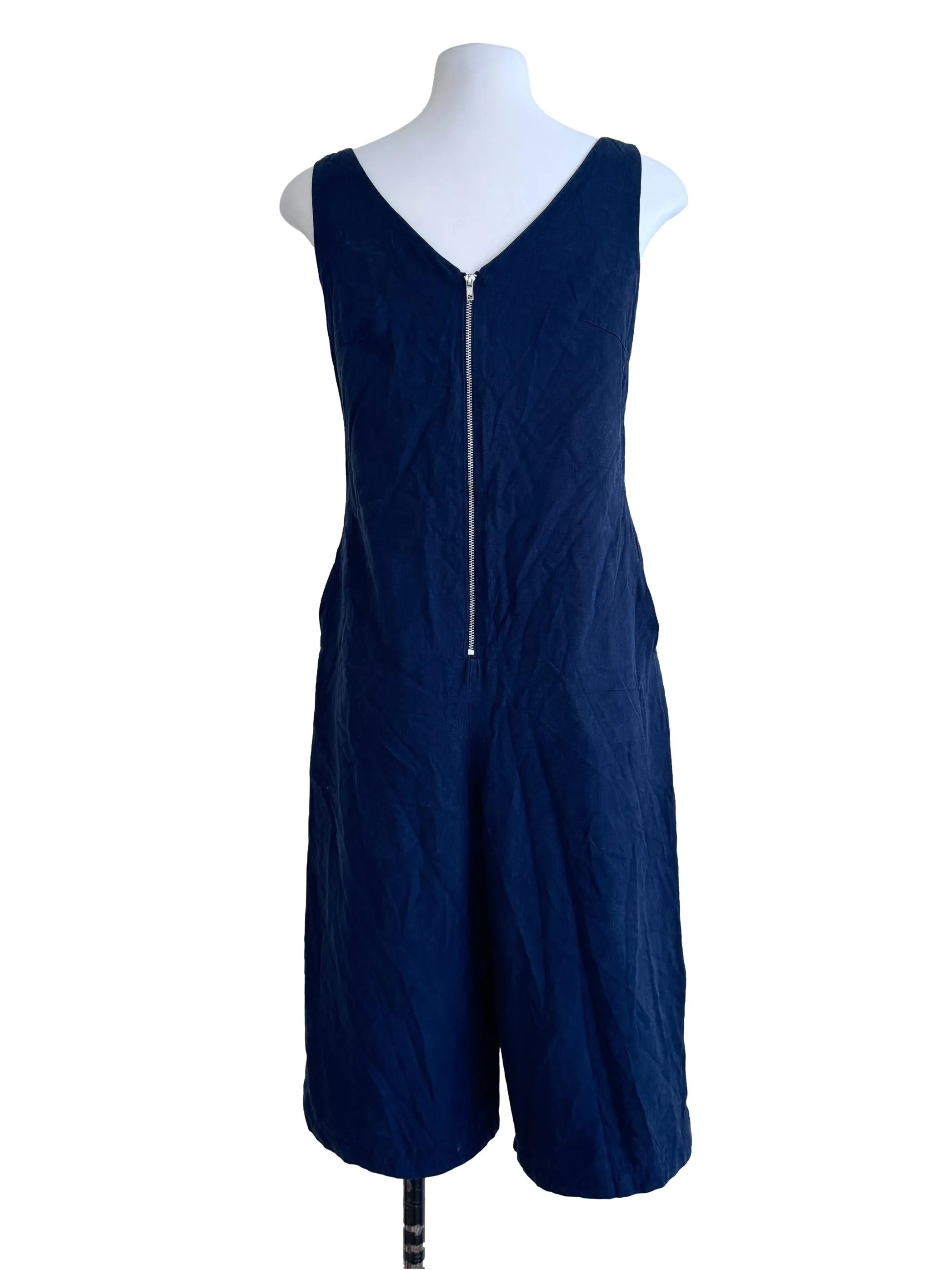 Navy Blue Sleeveless Jumpsuits LB