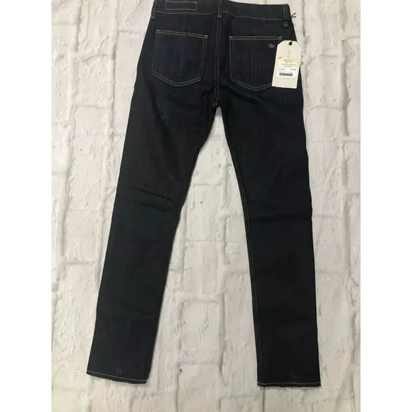 NEW! $225 RAG &amp; BONE JEAN DENNY HIGH RISE SKINNY ANKLE JEANS WARSAW SZ 26
