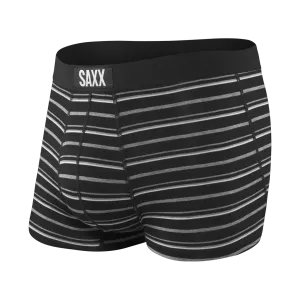New in package! SAXX VIBE Trunk Slim Fit / Black Coast Stripe, Sz M!