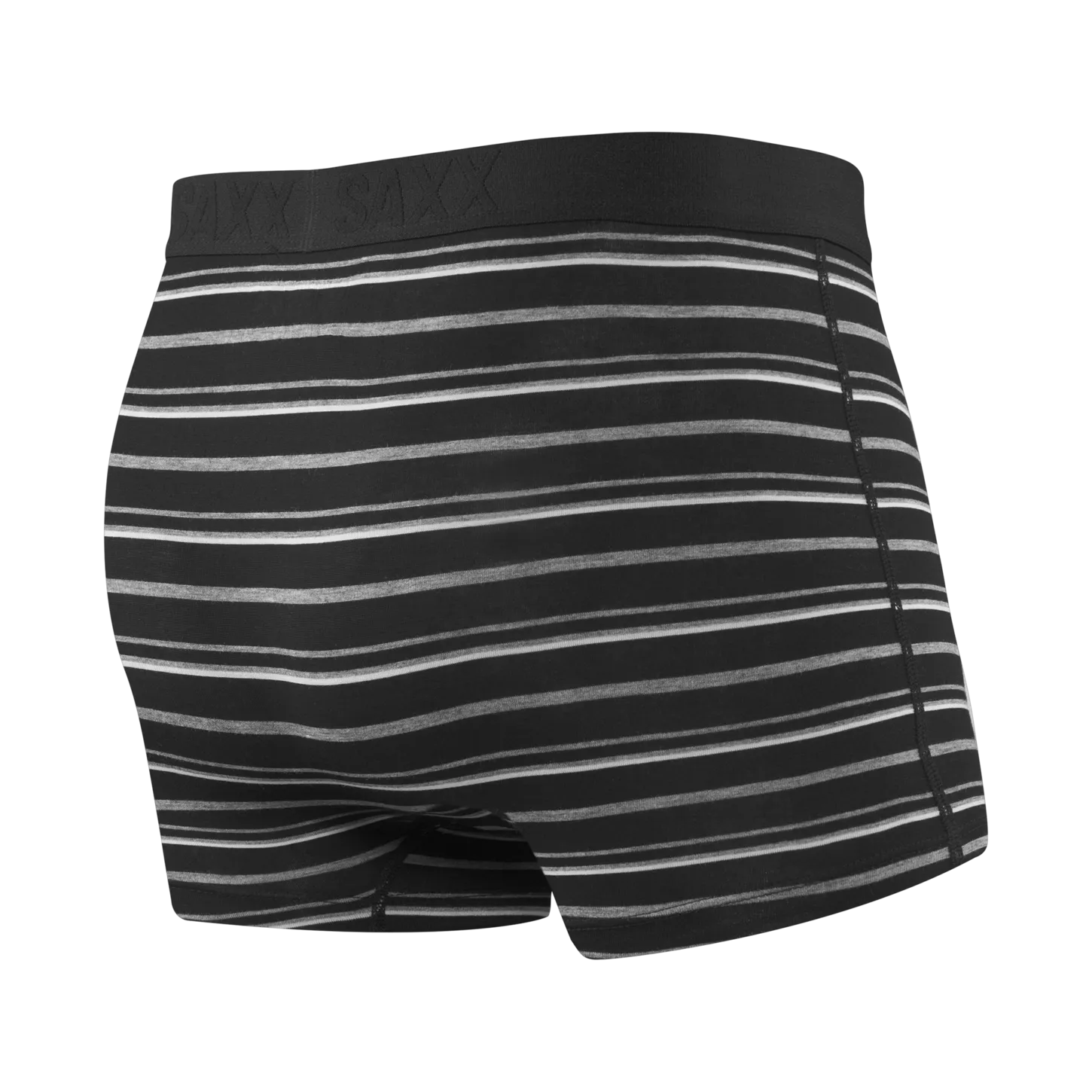 New in package! SAXX VIBE Trunk Slim Fit / Black Coast Stripe, Sz M!