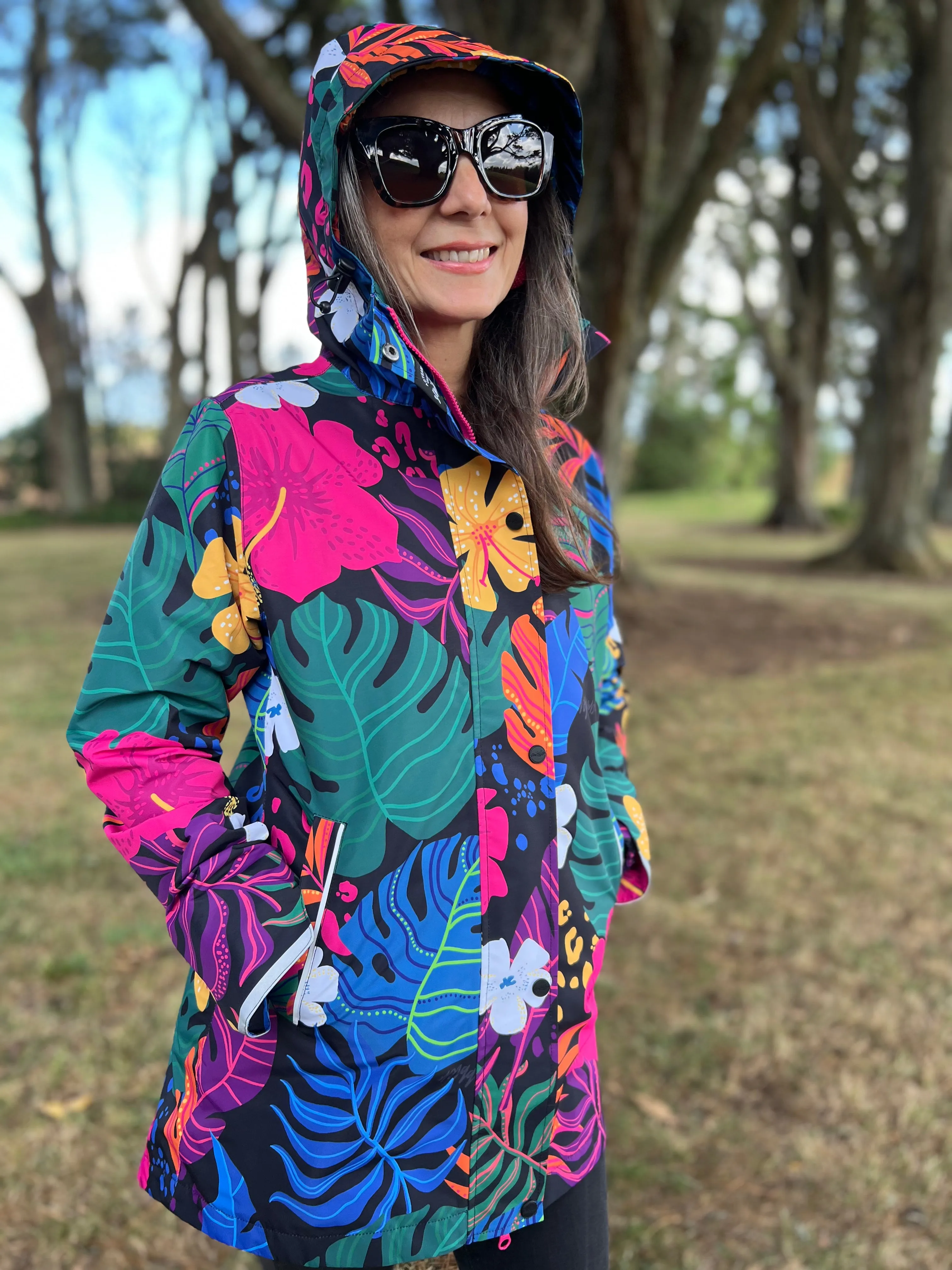 New Paradise mesh-lined parka