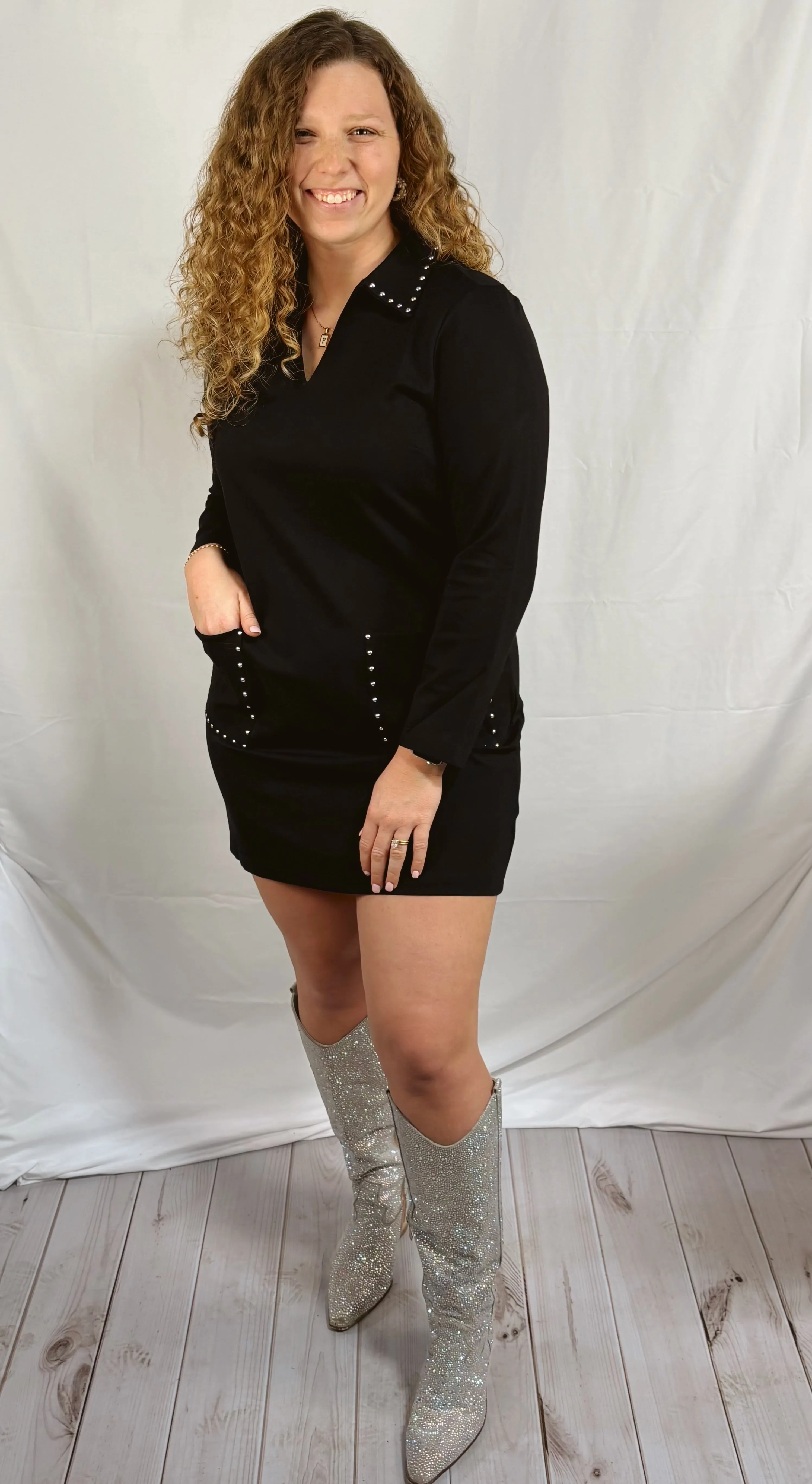 Nina Studded Dress