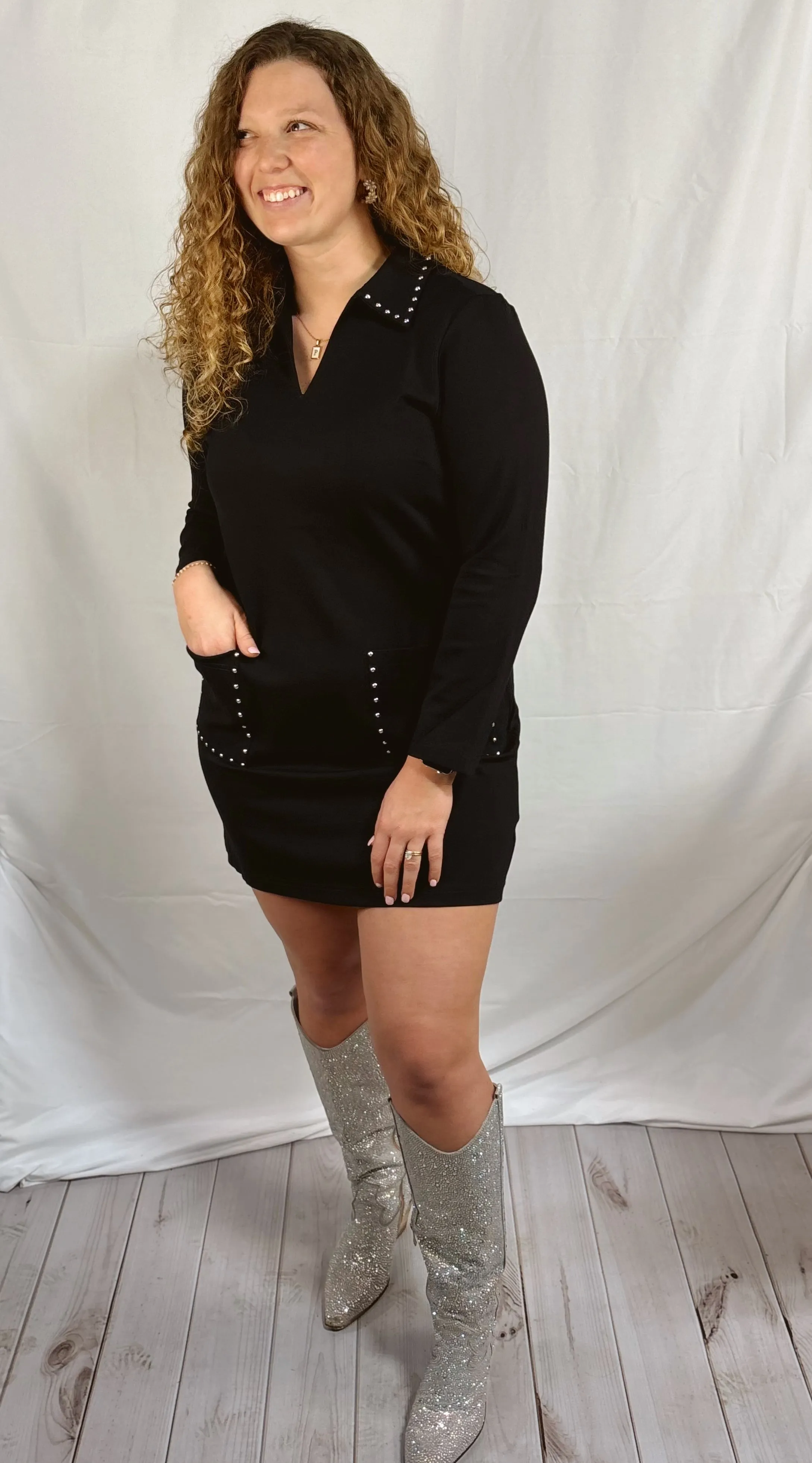 Nina Studded Dress