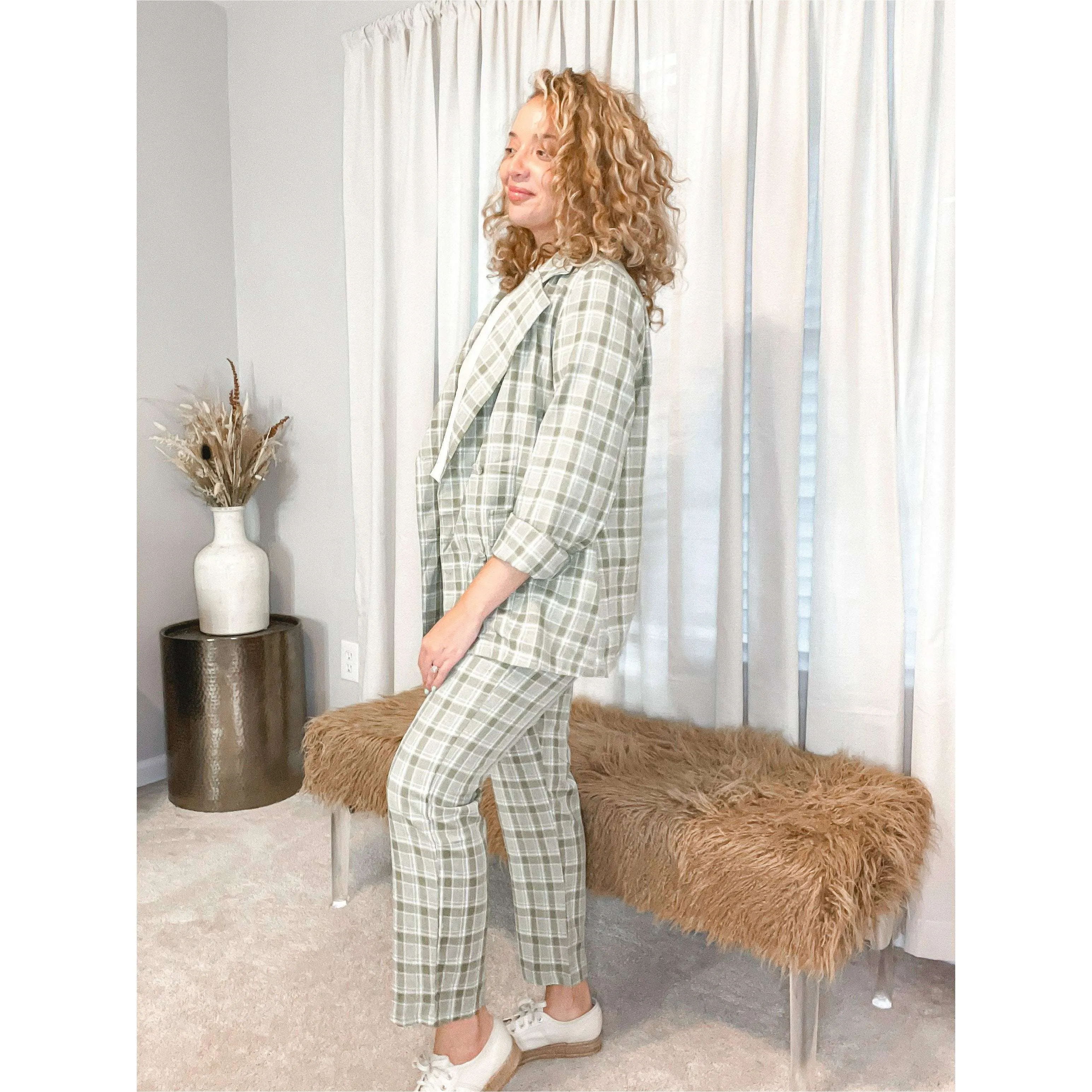 Nora Blazer (Light Olive)