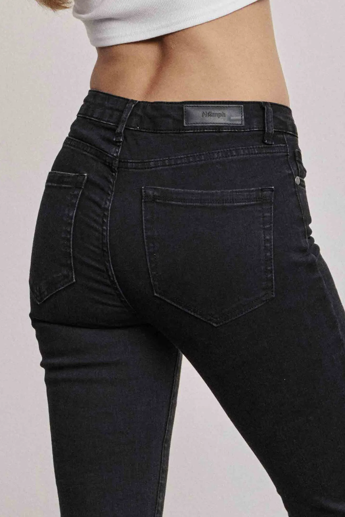 NUSIDNEY JEANS  BLACK - Pirate Black