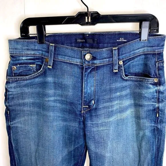 NWT Fidelity AXL Relaxed Skinny Jeans womens size 29 some stretch