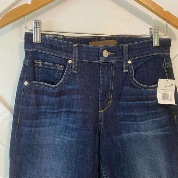NWT Joe’s Slim Boyfriend Crop Jeans Dark Wash 24