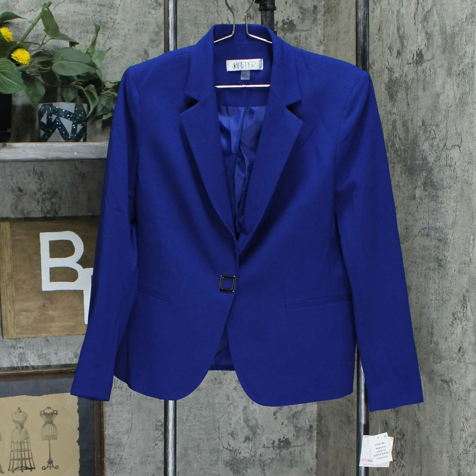 NWT Kasper Women's Snap Front Blazer. 10783452M94 10