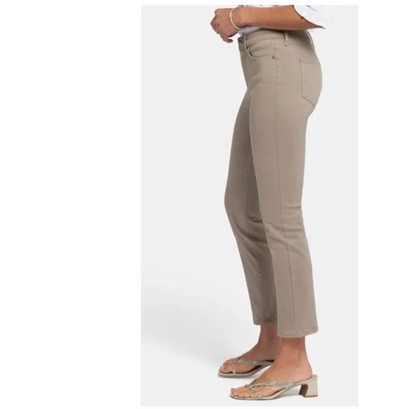 NWT NYDJ Sheri Slim Ankle Jeans COLOR: Saddlewood SZ-18