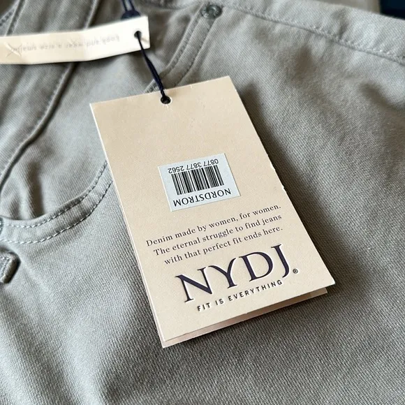 NWT NYDJ Sheri Slim Ankle Jeans COLOR: Saddlewood SZ-18