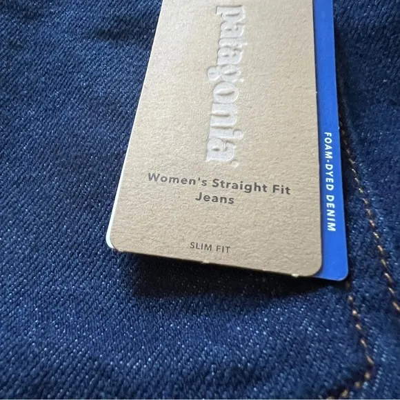 NWT Patagonia jeans straight fit slim high rise