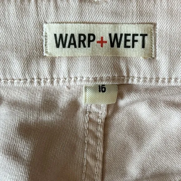 NWT Warp &amp; Weft Blush‎ Pink JFK Skinny Jean in Size 16