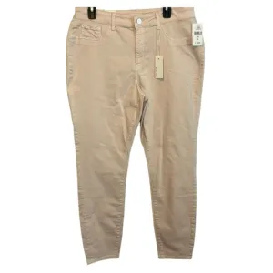 NWT Warp &amp; Weft Blush‎ Pink JFK Skinny Jean in Size 16