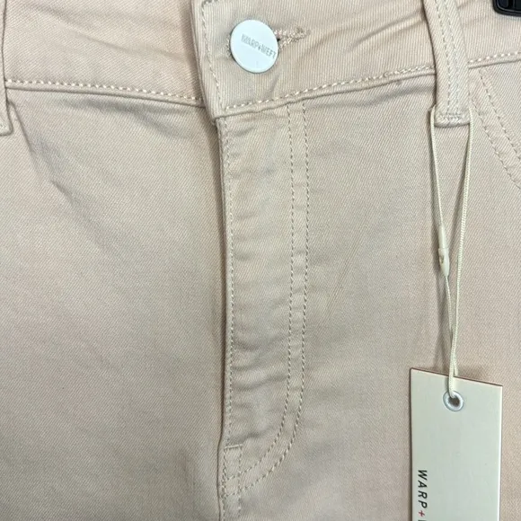 NWT Warp &amp; Weft Blush‎ Pink JFK Skinny Jean in Size 16