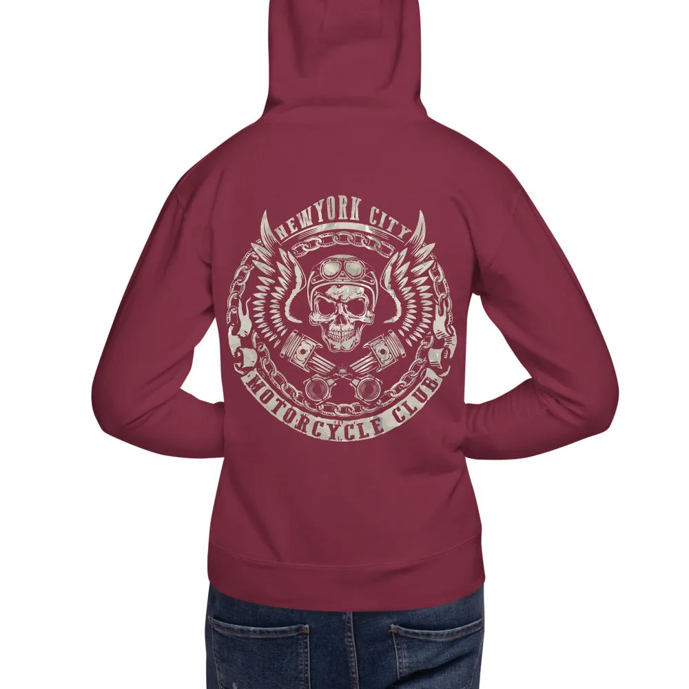 NYC Motorcycle Club Men’s Premium Pullover Hoodie