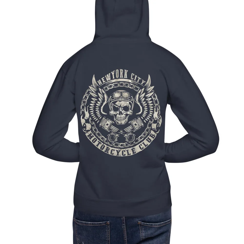 NYC Motorcycle Club Men’s Premium Pullover Hoodie