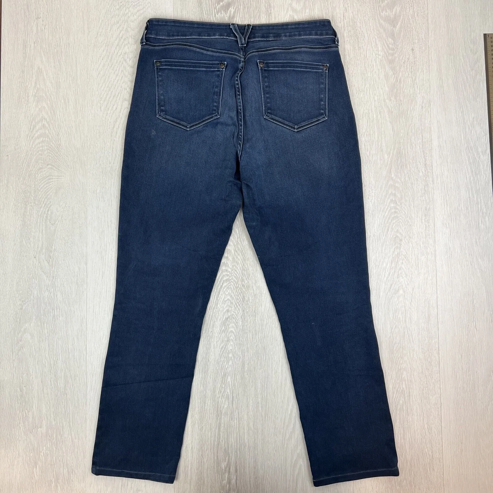 NYDJ Womens Blue Skinny Stretch Jeans Size 12