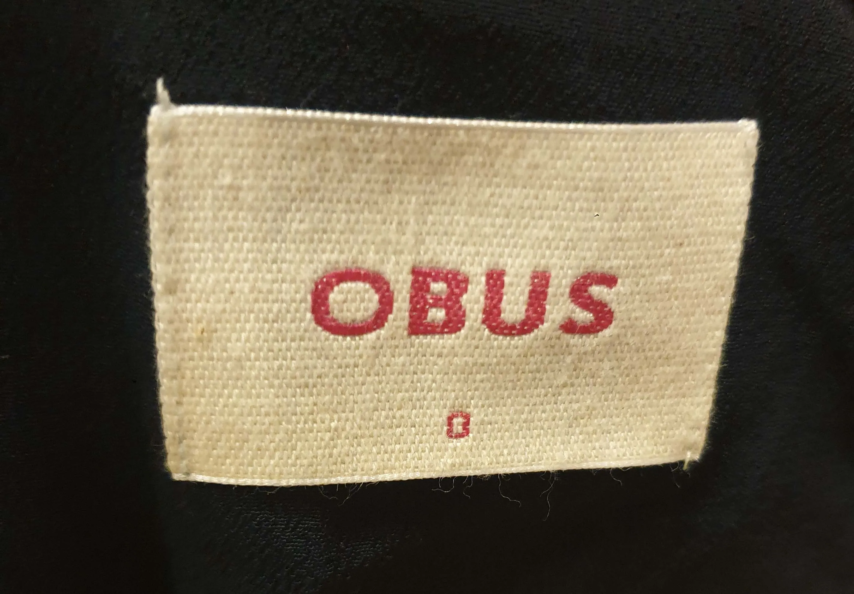 Obus black, grey and pink virtical panel dress size 0, best fits 6