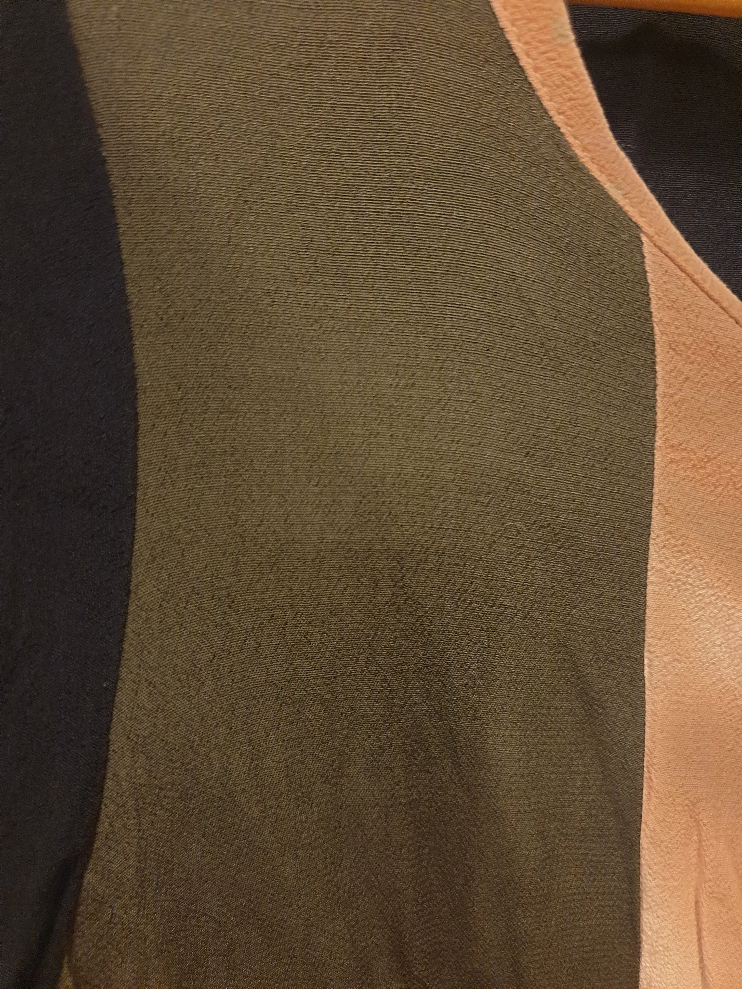 Obus black, grey and pink virtical panel dress size 0, best fits 6