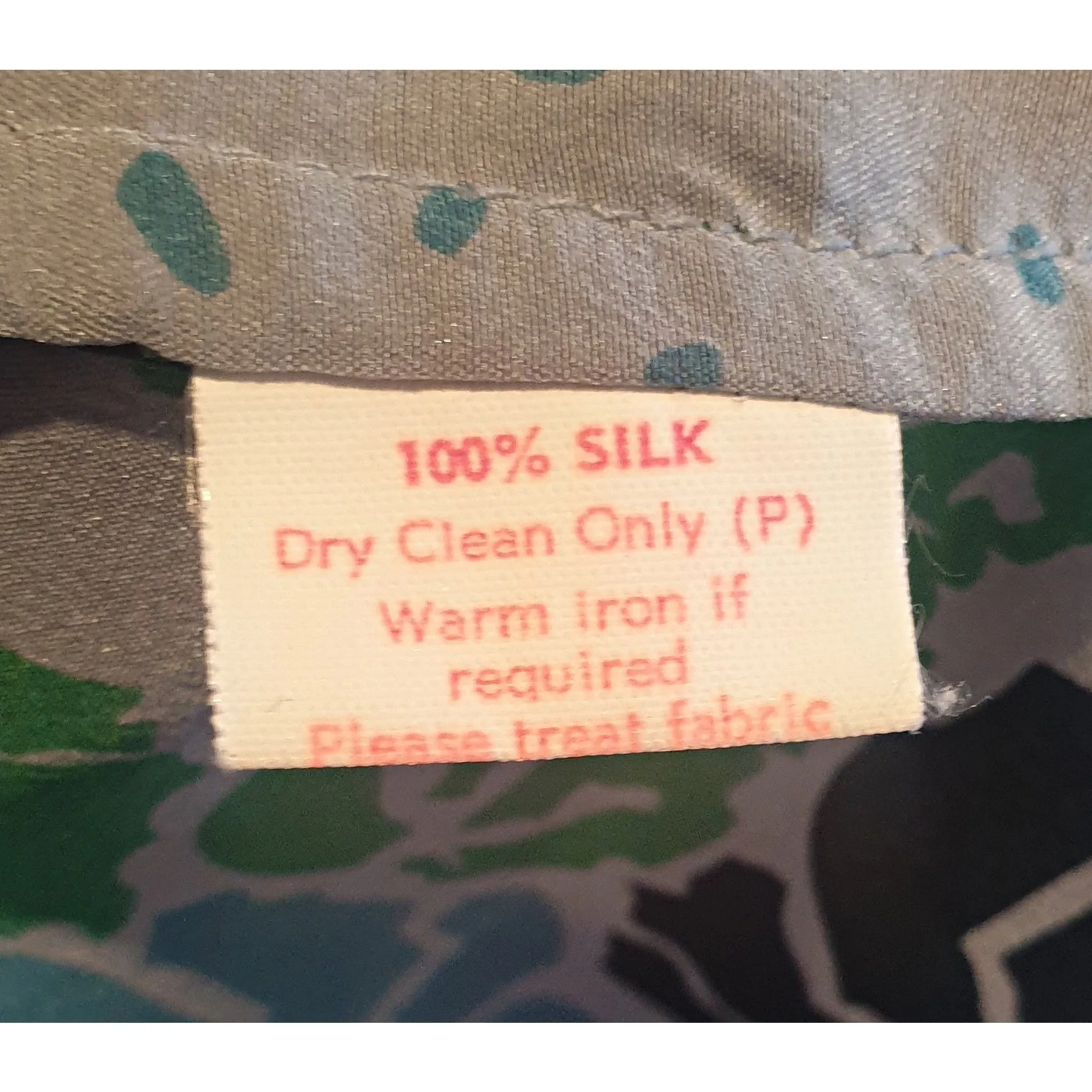 Obus blue unique print 100% silk dress with front ruffle detail size 1 (best fits size 8)