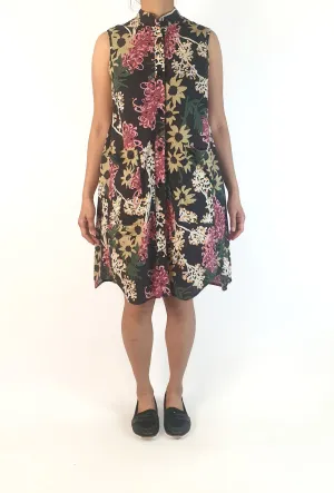 Obus cotton floral print dress size 1, fits 8 and 10