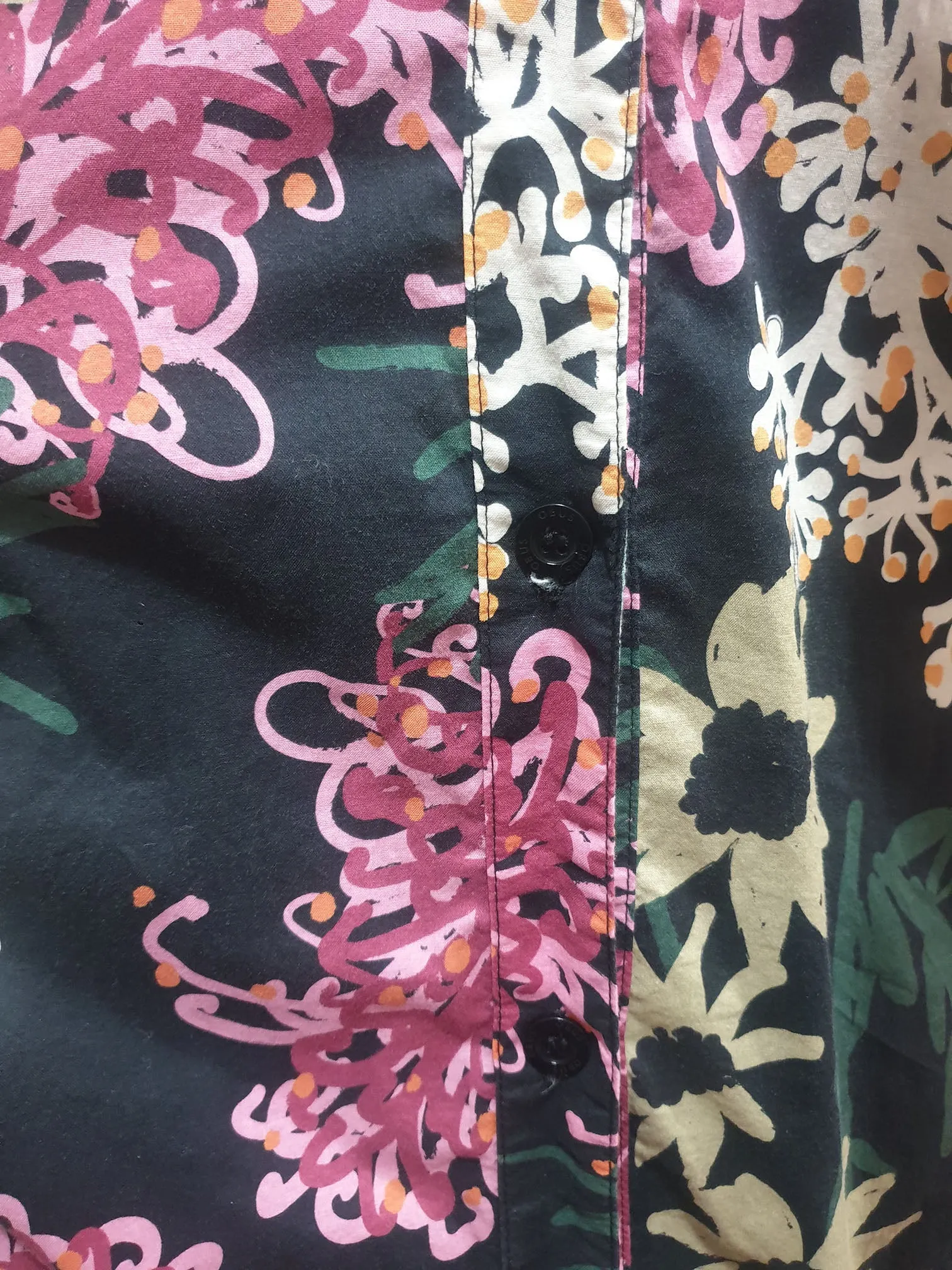 Obus cotton floral print dress size 1, fits 8 and 10