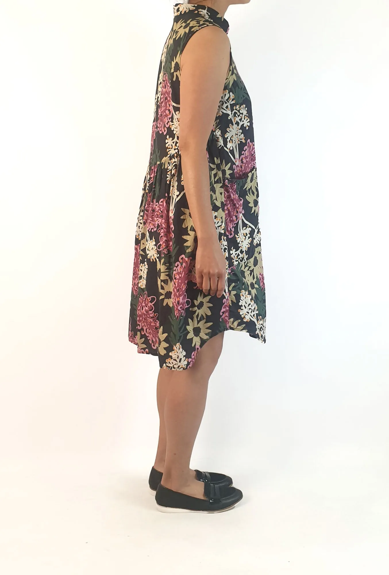Obus cotton floral print dress size 1, fits 8 and 10