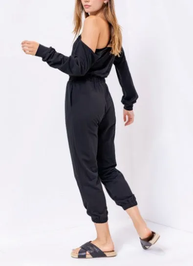 Off One Shoulder Jumpsuit