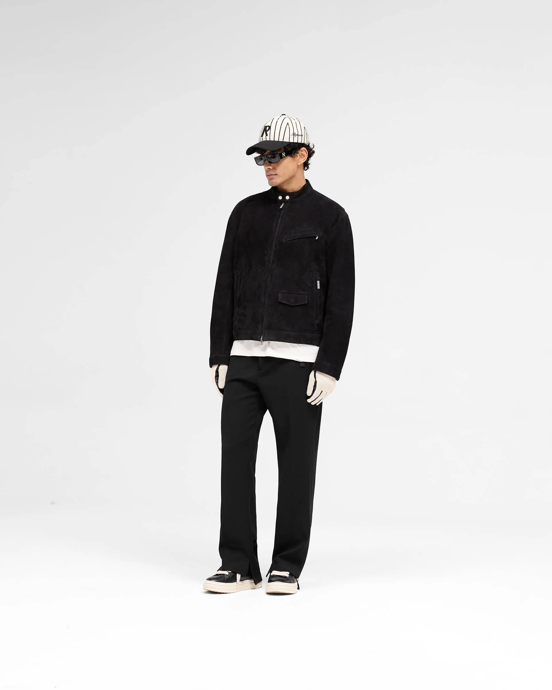 Overdrive Suede Jacket - Jet Black